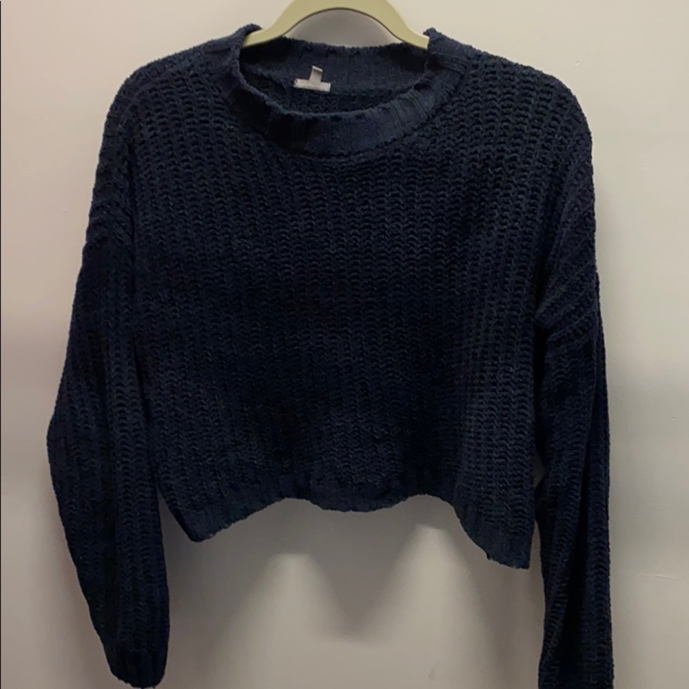 Dark blue charlotte russe sweater